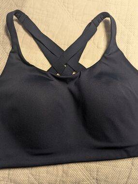 lululemon athletica navy blue “Energy” Crisscross Sports Bra